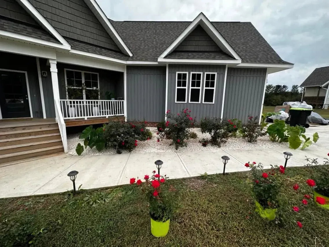 Residential landscaping project