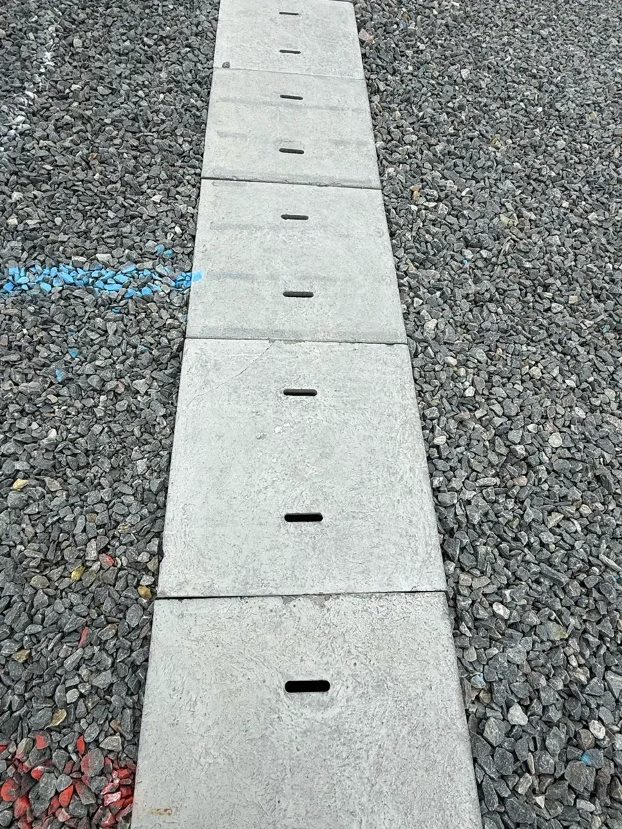 Trench drain installed beside a residential area